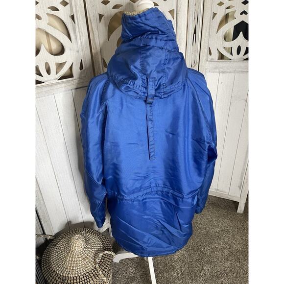 Vintage Naf Naf Blue Street wear Jacket Oversized Button Zip Up Size Womens XL - Picture 4 of 13